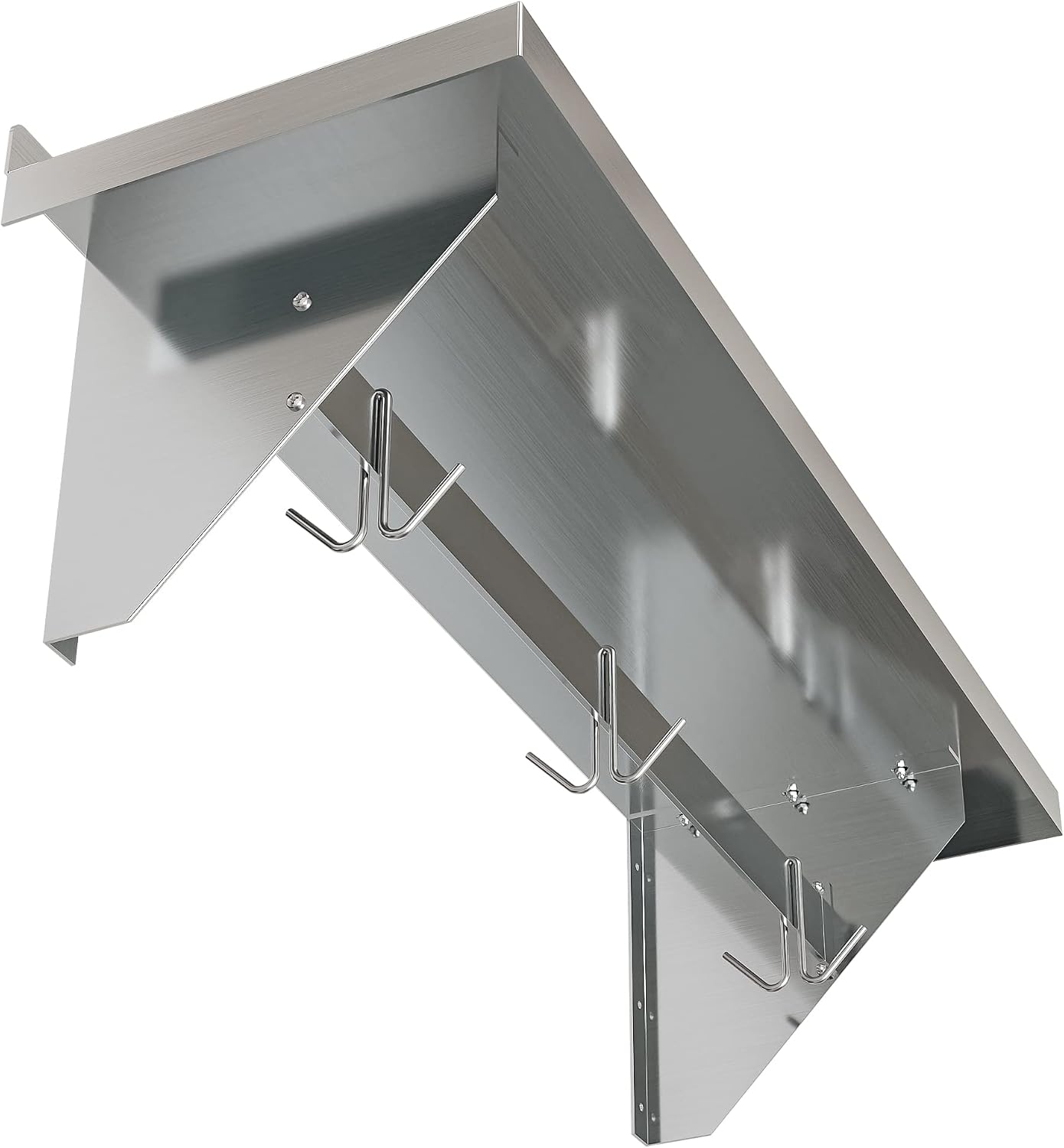 Stainless Steel Wall Mount Pot Rack