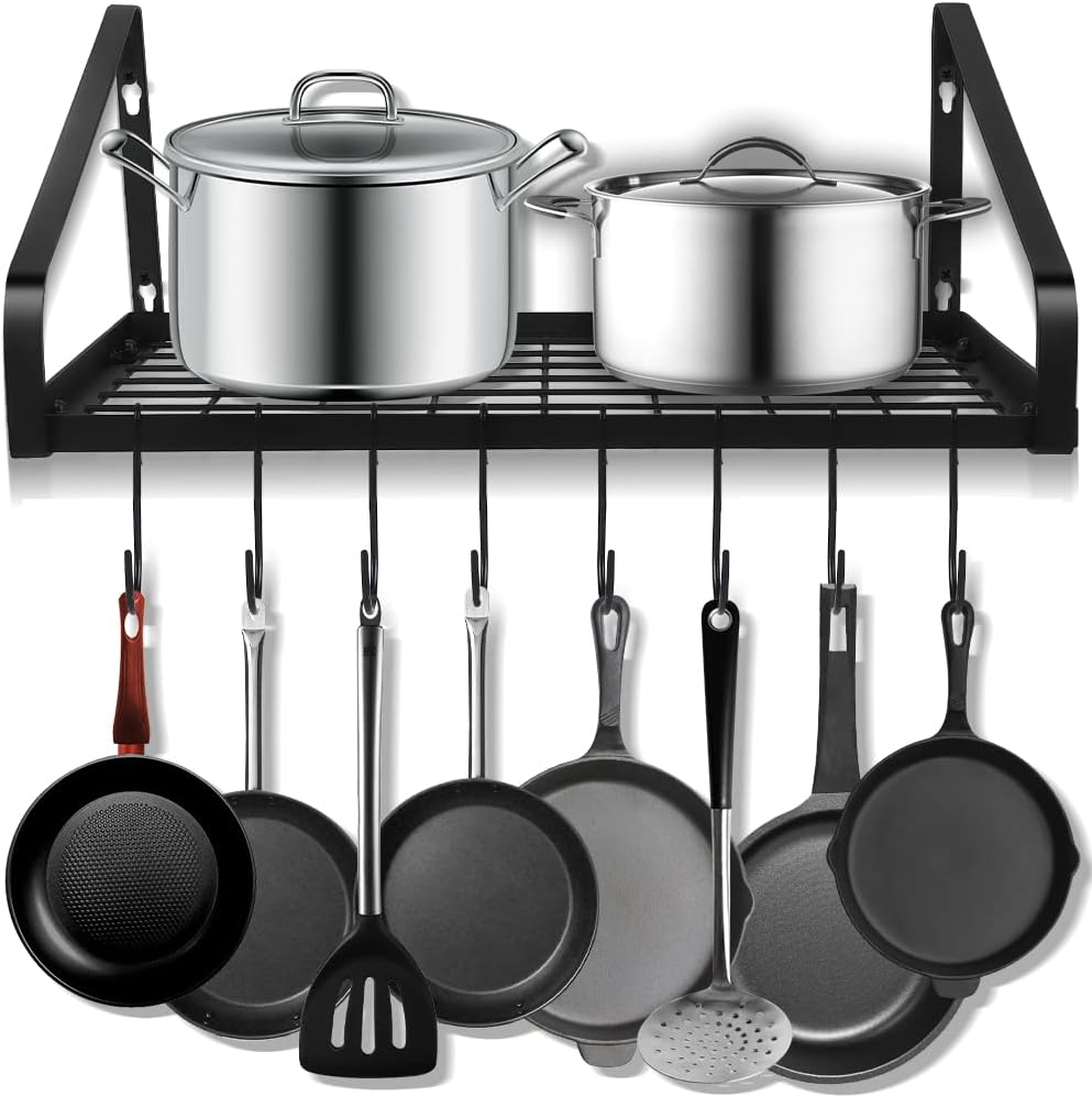 Wall Mounted Cookware Storage Rack