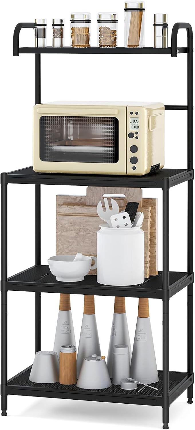4-Tier Metal Kitchen Storage Stand