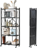 Foldable Wheeled Heavy Duty Storage Shelf