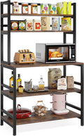 5-Tier Kitchen Storage Rack With Hutch