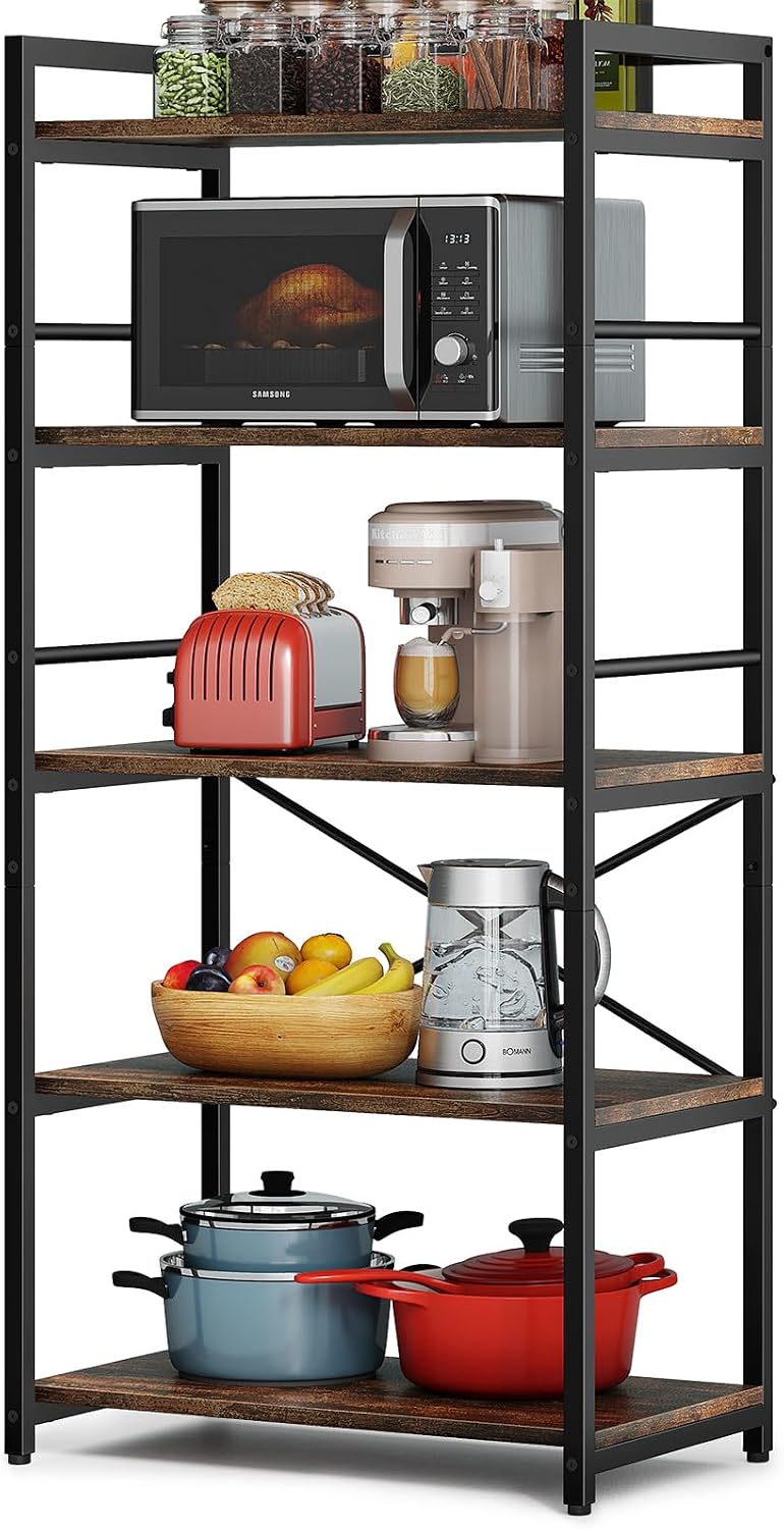 5-Tier Space Saving Kitchen Storage Rack