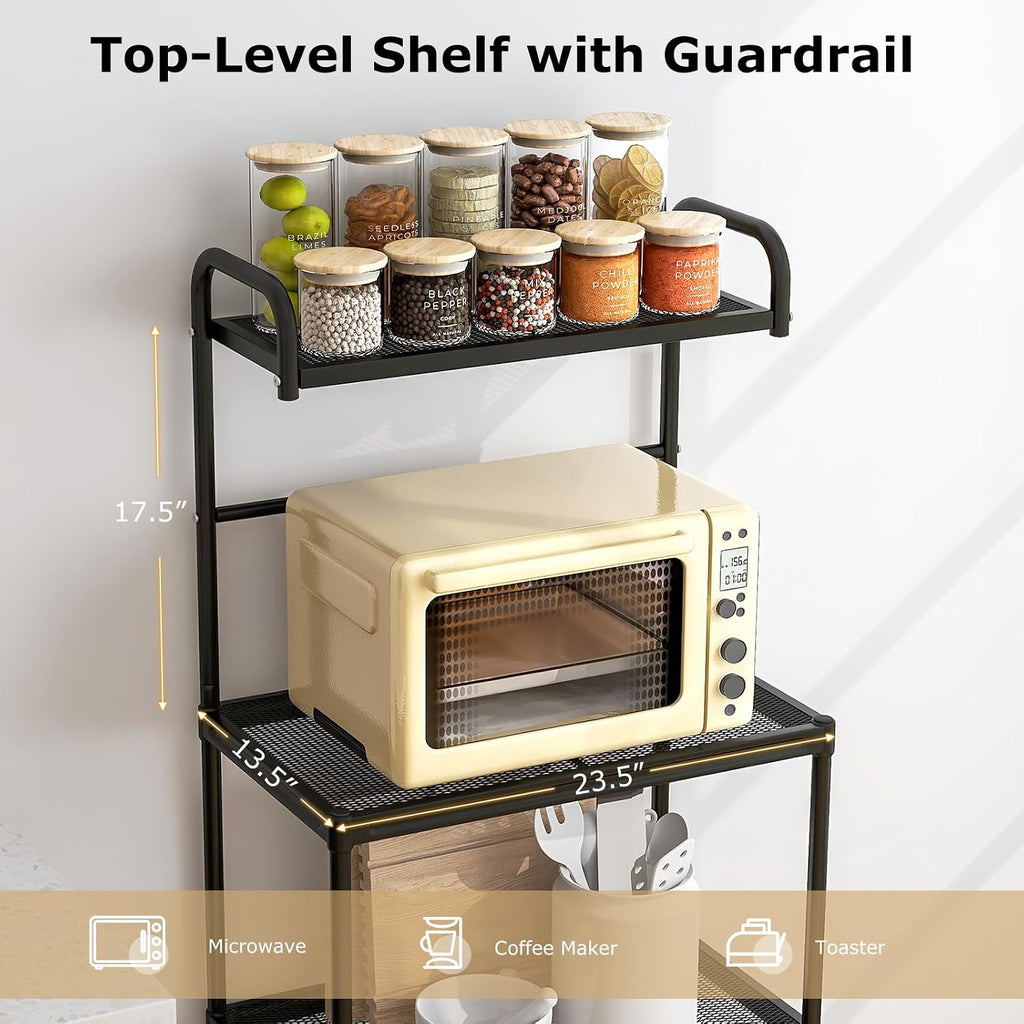 4-Tier Metal Kitchen Storage Stand