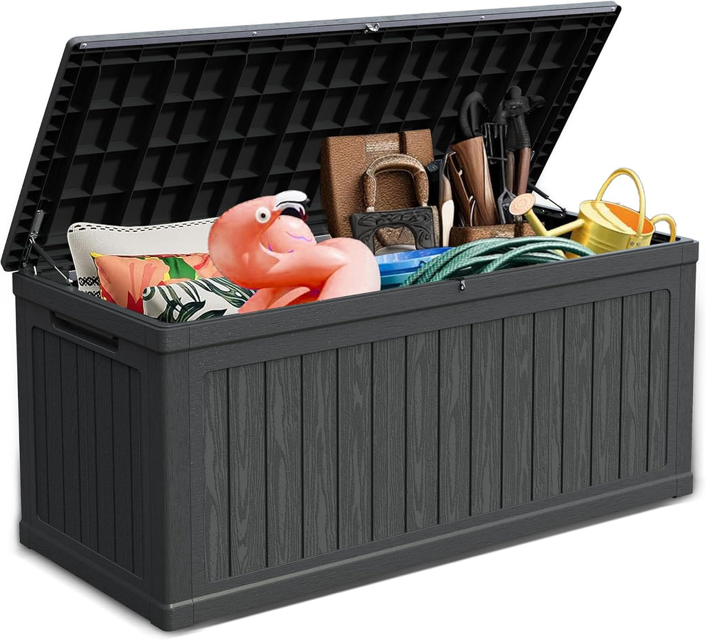 Black Large Waterproof Outdoor Storage Box