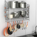 2-Tier Wall Cookware Storage Rack