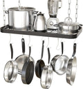 Wall Mount Kitchen Pot Storage Rack