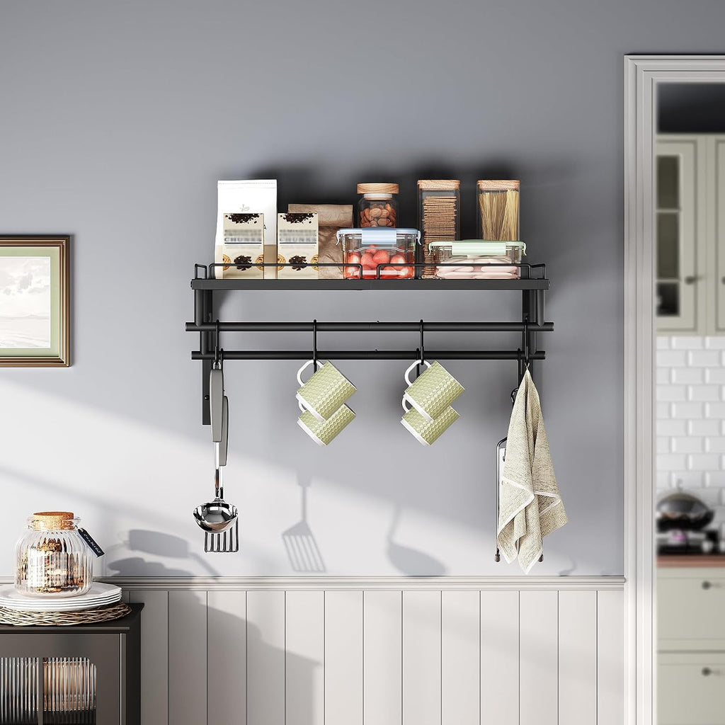 Wall Mounted Kitchen Cookware Rack