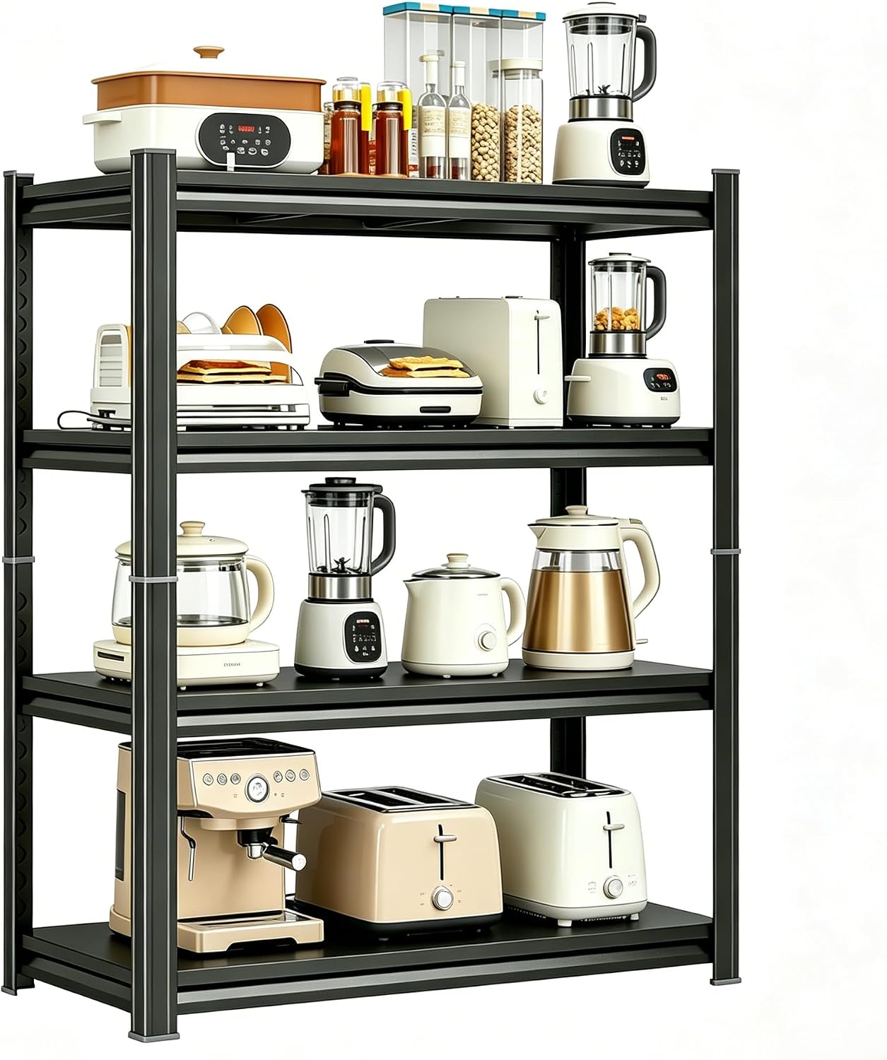 Adjustable Heavy Duty 5-Tier Metal Shelf