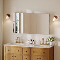 Frameless Mirrored Bathroom Storage Cabinet