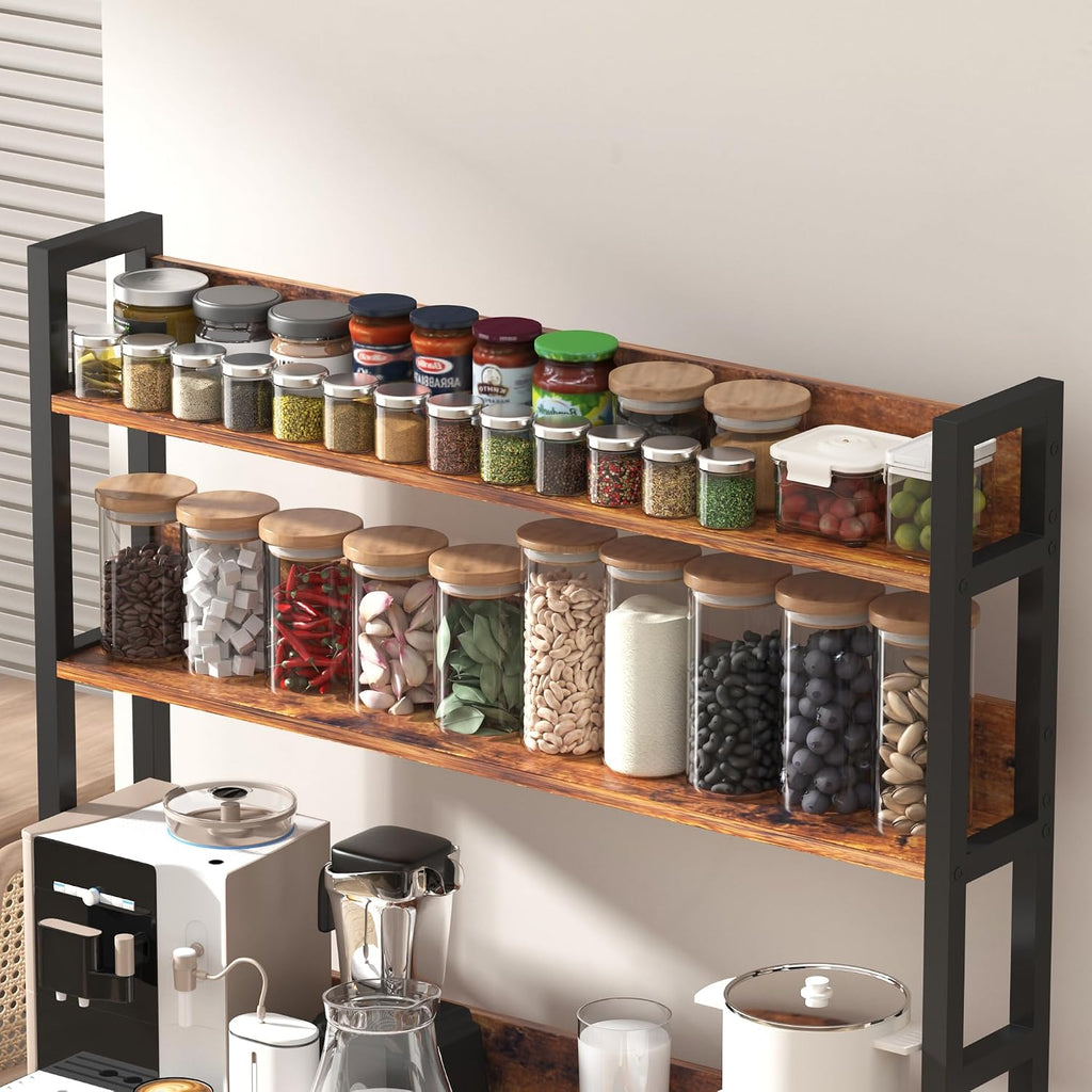 5-Tier Hooked Kitchen Storage Stand