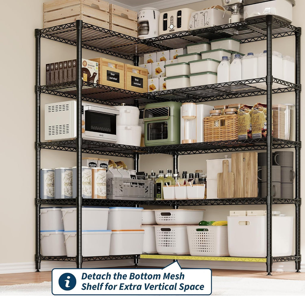5-Tier Tall Metal Garage Storage Shelf