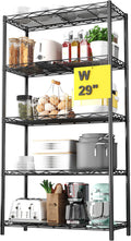 Wide 5-Tier Metal Storage Organizer
