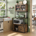 6-Tier Kitchen Storage Rack With Cabinet