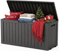 Black Wheeled 100 Gallon Outdoor Storage Box