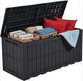 110 Gallon Lockable Multifunctional Outdoor Storage Bench