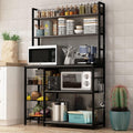 5-Tier Kitchen Storage Rack With Hooks