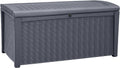 Grey 110 Gallon Waterproof Patio Storage Box